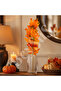 Halloween Orange Leaf Branch 74cm