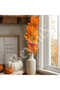 Halloween Orange Leaf Branch 74cm - 7