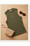 Kadın Fitilli Sıfır Kol Esnek Basic Atlet – Slim Fit