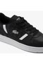 T-Clip Set 224 01 Leather Mens Sneaker Genuine Leather Men's Casual Sports Shoes Black - 5