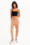 Relaxed Fit, High-Waisted, Fleece-Lined Mink Women's Sweatpants - Echo - 6
