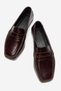 Merdovel Women's Genuine Leather Loafer with Saddle Detail in Brown - 4