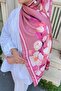 Gülru Soft Pamuk Şal Pembe - 4