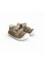 Baby Boy Beige Leather Sandals - Orthopedic First Step Shoes with Rubber Toe Protection - 8