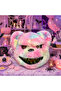 Halloween Furry Multicolor Bear Mask - 5