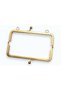 Gold Colored Cornered Metal Bag and Wallet Clip 18 cm - 3