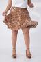 Women's Plus Size Patterned Shorts Skirt - 5