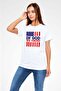 Usa Flag in God We Trust Printed T-Shirt - 3
