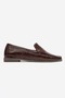 Merdovel Women's Genuine Leather Loafer with Saddle Detail in Tan - 2