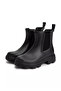 Women's High Sole Elastic Ankle Design High Sole Black Boots & Booties - 2