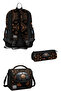 Children's Patterned Four-Compartment School Backpack / Lunch Bag / Pencil Case Set - 4