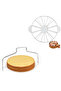 Cake Cutter 34 cm Wire and Cake Slicer for 8-12 People Pastry Set 2-Piece Pie Cake Cutter Slicer