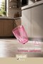 Home Glassy Unbreakable Polycarbonate 6-Piece Glass Pink (400 ml) - 6