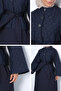 Quilted Jacket Scuba Skirt Hijab Double Set - 5