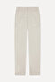 Women's Stone Color Cropped Flare Fit Pants - 6