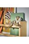 Mini Plush Tiger Soft Toy, Beige and Black Recycled Polyester, 13 cm - 5