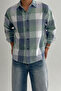 Men's Plaid Patterned Oxford Regular Fit Long Sleeve Shirt