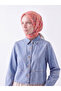 Peony Flower Pattern Double-Sided Scarf - Red Orange - 4
