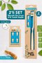 Misvak Toothbrush Set - Natural Organic Misvak Toothbrush with 2 Refills and 4 Replacement Heads