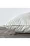 Low Polyester Pillow with Cotton Lyocell Cover, White, 50x80 cm - 3