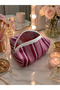 Mini Striped Bag Size Makeup & Cosmetic Bag 💞 - 3