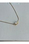 Elegant Steel Necklace with Zircon Marquise Cut Stone Details - 3