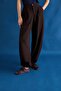 Front Pleated Relax Shalwar Pants - 2