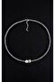 Bensei Hematite Necklace with Natural Pearl Accessories, Steel Lock and Chain - 2