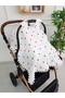Stroller Cover and Cushion Muslin Zippered Newborn Baby 100% Cotton 75X100 cm - 2