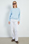 3 Yarn Basic Crew Neck Oversize Sweatshirt - 5