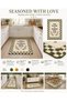 Eta Written and Thematic Modern Woven Base Decorative Carpet Eta4160 - 4