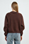 3 Yarn Basic Crew Neck Oversize Sweatshirt - 6