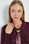 Fullamodest Scarf Jacquard Knitwear Tunic - 7