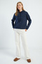 3 Threaded Stopper Hooded Oversized Sweatshirt - 3