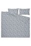 Paisley Print Duvet Cover and 2 Pillowcases Set, Blue/White, 240x220/50x80 cm - 5