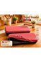 Elastic Oven Tray Cover Red Gingham Cotton & Tray Protector Kitchen Cover 2 Pieces - 7