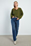 Basic V-Neck Casual Sweater - 4