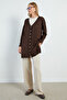 V-Neck Cardigan with Sleeve Button Detail - 7