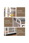 Stackable Heavy Duty Luxury Foldable Pet Cage with Wheels and Door - 4