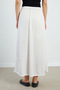 Elastic Waist Maxi Length Lined Skirt - 5
