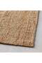 Flatwoven Jute Rug, Natural, 80x150 cm - 3