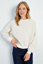 3 Yarn Basic Crew Neck Oversize Sweatshirt - 4
