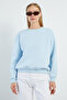 3 Yarn Basic Crew Neck Oversize Sweatshirt - 2