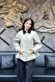 Women's Premium Quality Velvet Collar Waist-Fitted Spring Jacket Sun458 - 4