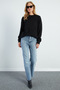 Basic Crew Neck Casual Knit Sweater - 3
