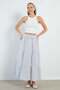 Striped Layered Maxi Skirt