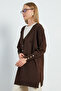 V-Neck Cardigan with Sleeve Button Detail - 6