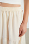Striped Layered Maxi Skirt - 8