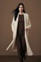 Arval Soft Textured Comfortable Fit Low Long Sleeve Jacquard Hair Braided Knitwear Women's Cardigan & Jacket & Hijab Cardigan - Black