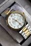 Original Men's Wristwatch Waterproof Steel Band Gift with Box